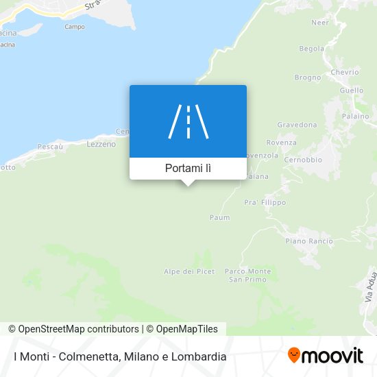 Mappa I Monti - Colmenetta