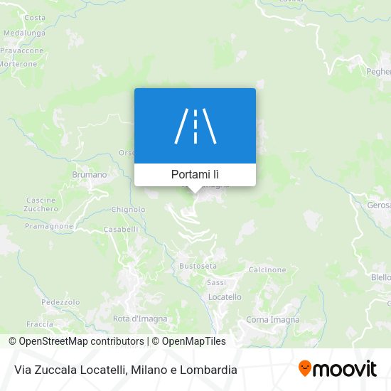 Mappa Via Zuccala Locatelli