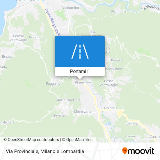 Mappa Via Provinciale