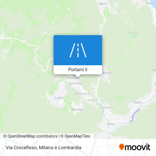 Mappa Via Crocefisso