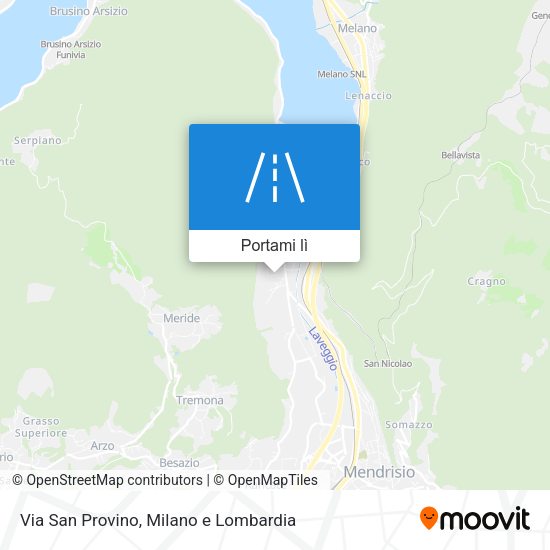 Mappa Via San Provino