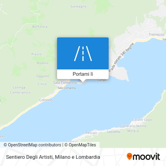 Mappa Sentiero Degli Artisti