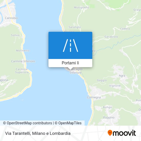 Mappa Via Tarantelli