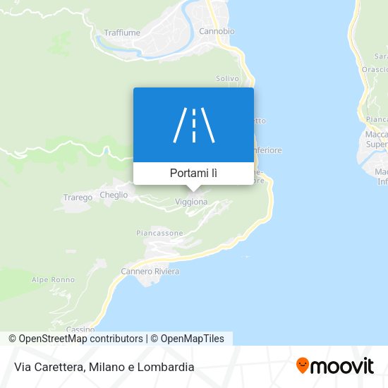 Mappa Via Carettera