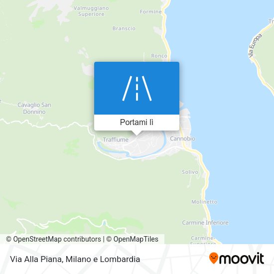 Mappa Via Alla Piana