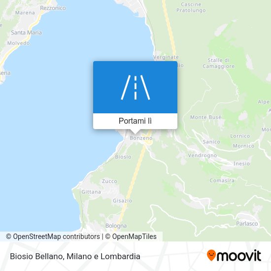 Mappa Biosio Bellano