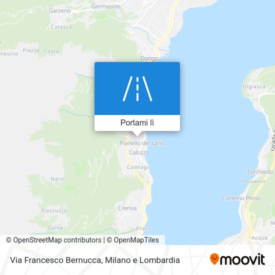 Mappa Via Francesco Bernucca