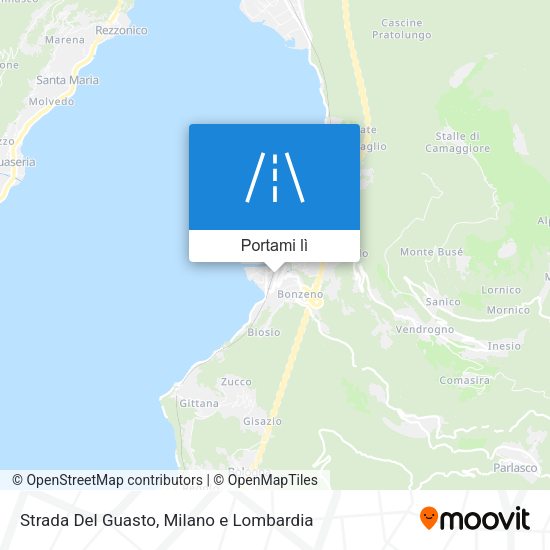 Mappa Strada Del Guasto