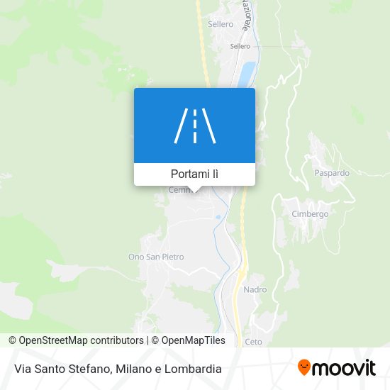 Mappa Via Santo Stefano