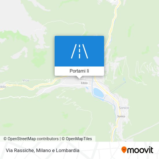 Mappa Via Rassiche