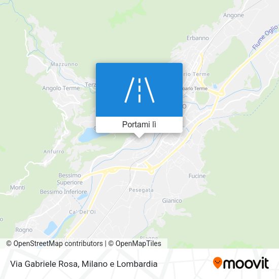 Mappa Via Gabriele Rosa