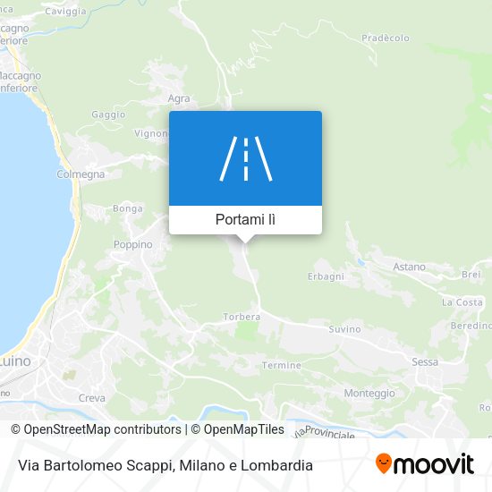 Mappa Via Bartolomeo Scappi