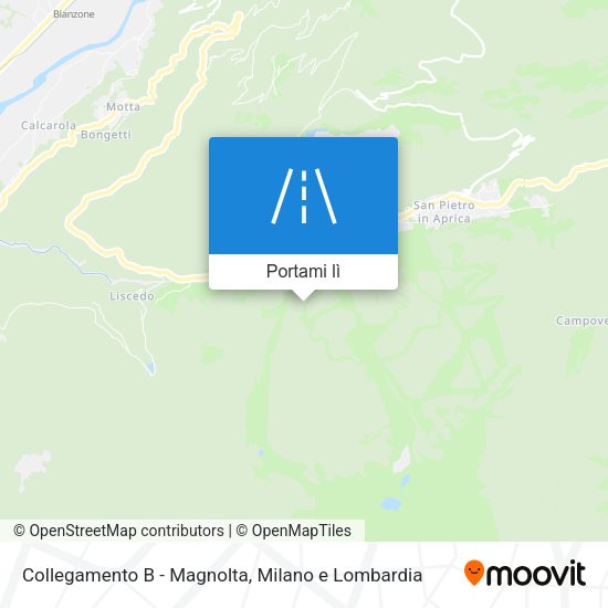Mappa Collegamento B - Magnolta