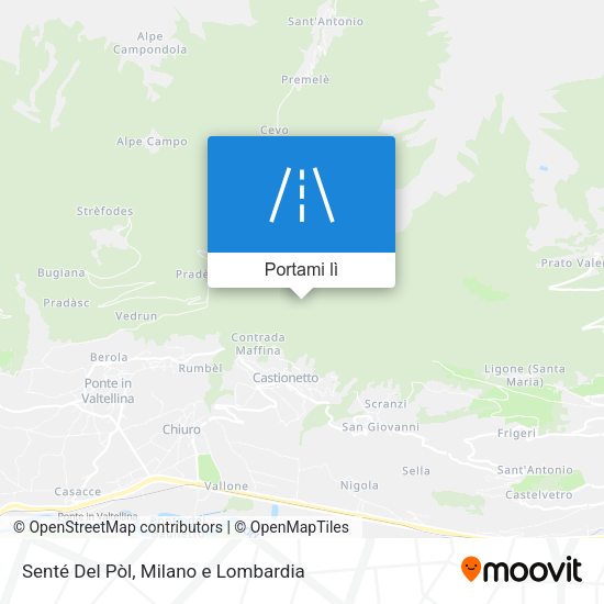 Mappa Senté Del Pòl