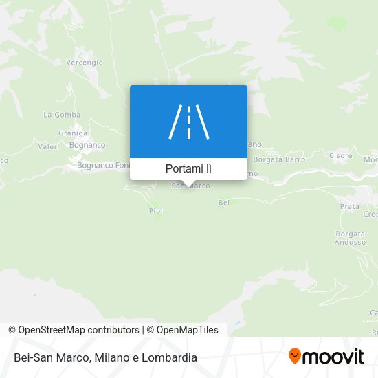 Mappa Bei-San Marco