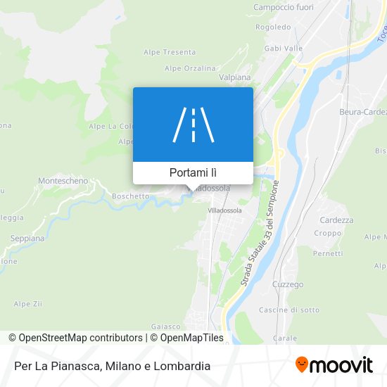 Mappa Per La Pianasca