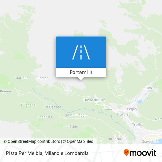Mappa Pista Per Melbia