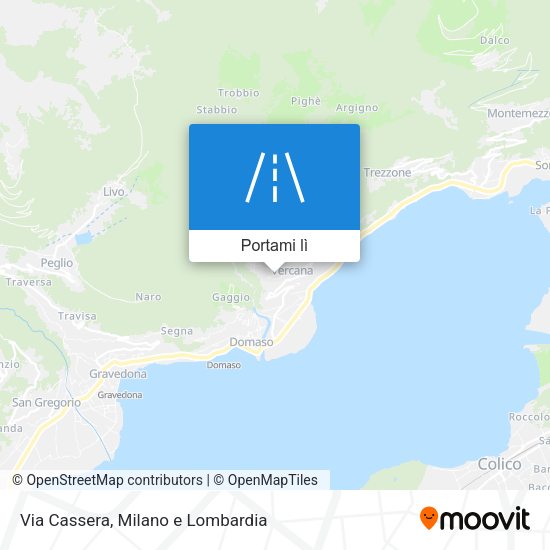 Mappa Via Cassera