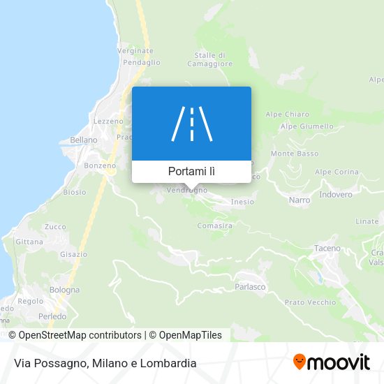 Mappa Via Possagno