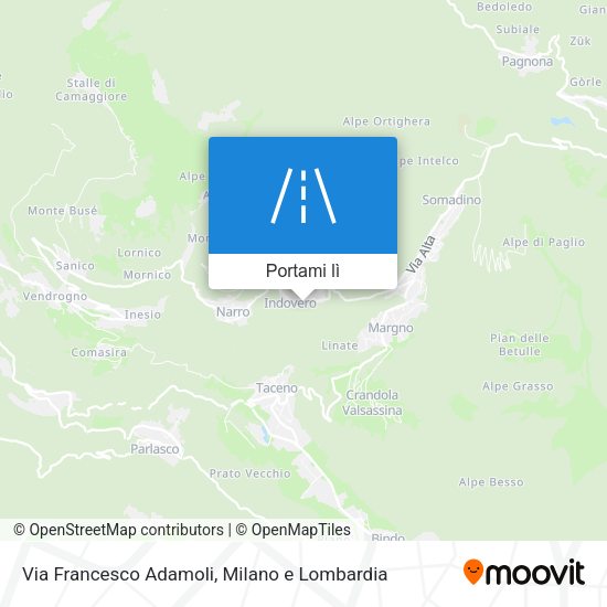 Mappa Via Francesco Adamoli