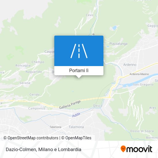 Mappa Dazio-Colmen
