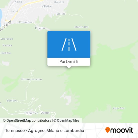 Mappa Temnasco - Agrogno