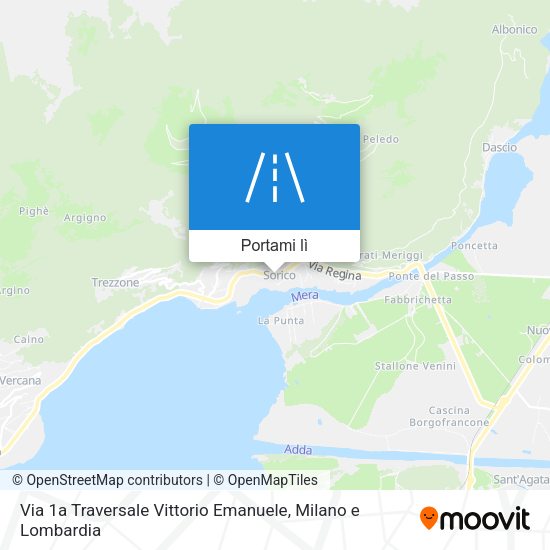 Mappa Via 1a Traversale Vittorio Emanuele