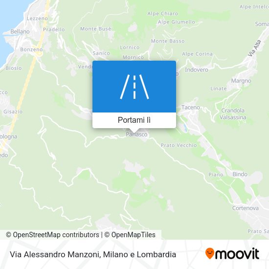 Mappa Via Alessandro Manzoni