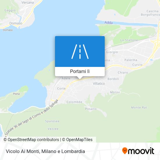 Mappa Vicolo Ai Monti