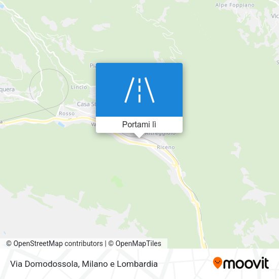 Mappa Via Domodossola