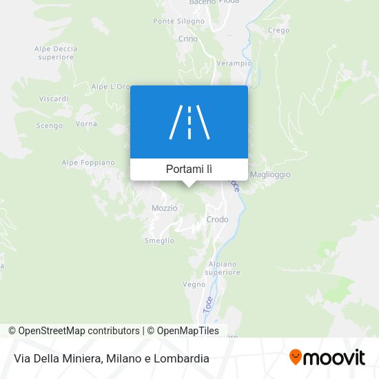 Mappa Via Della Miniera