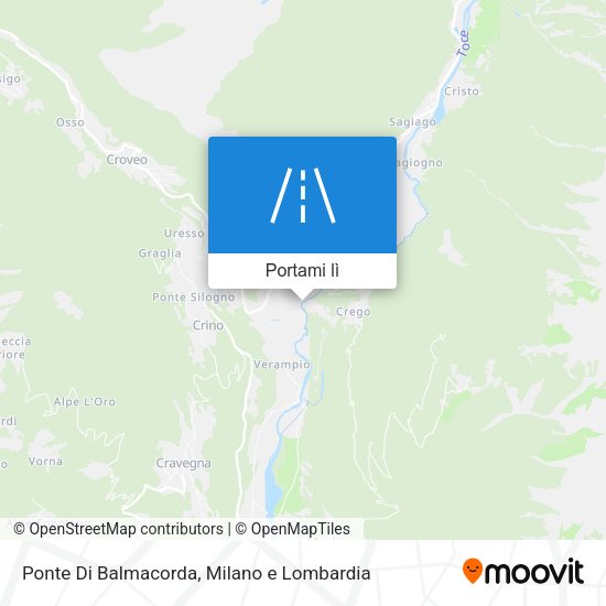Mappa Ponte Di Balmacorda