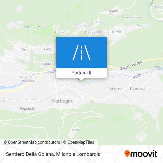 Mappa Sentiero Della Golena