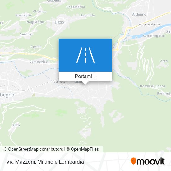 Mappa Via Mazzoni