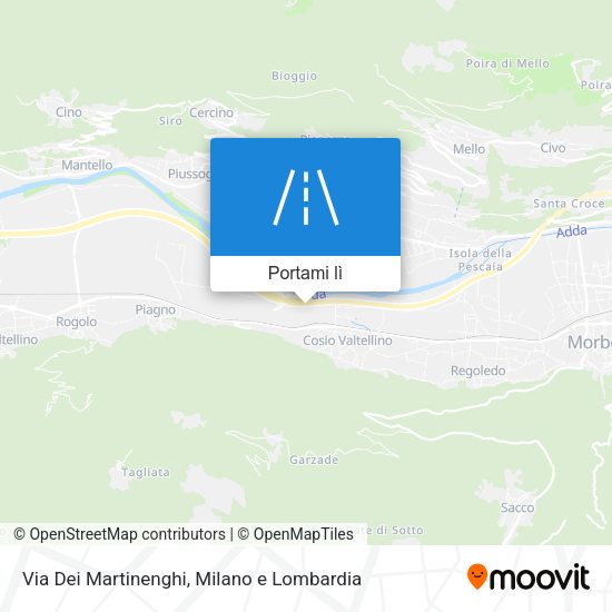Mappa Via Dei Martinenghi