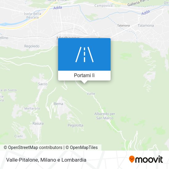 Mappa Valle-Pitalone