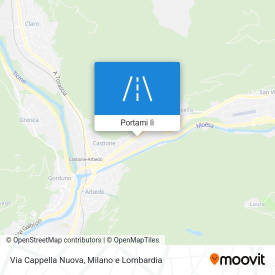 Mappa Via Cappella Nuova