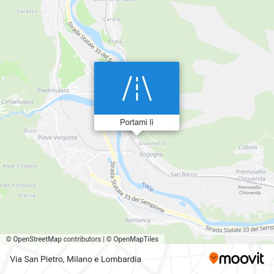 Mappa Via San Pietro