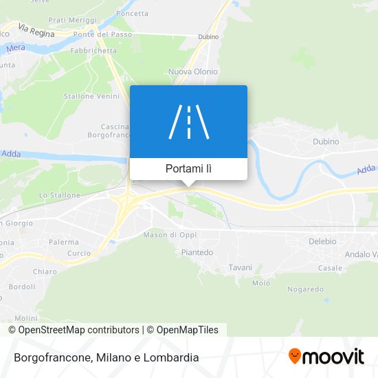 Mappa Borgofrancone