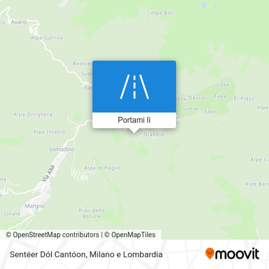 Mappa Sentéer Dól Cantóon