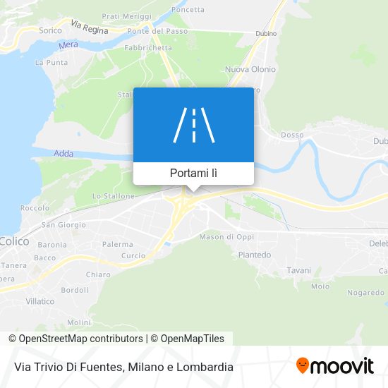 Mappa Via Trivio Di Fuentes