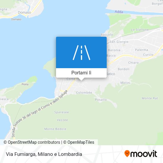 Mappa Via Fumiarga