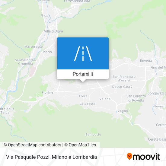 Mappa Via Pasquale Pozzi