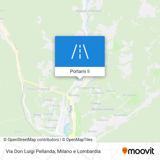 Mappa Via Don Luigi Pellanda