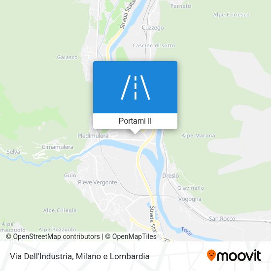 Mappa Via Dell'Industria
