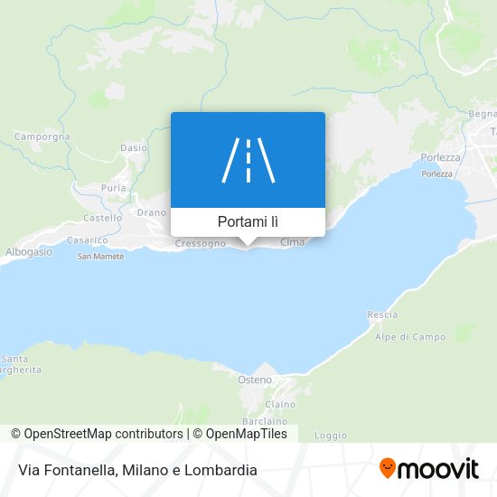 Mappa Via Fontanella
