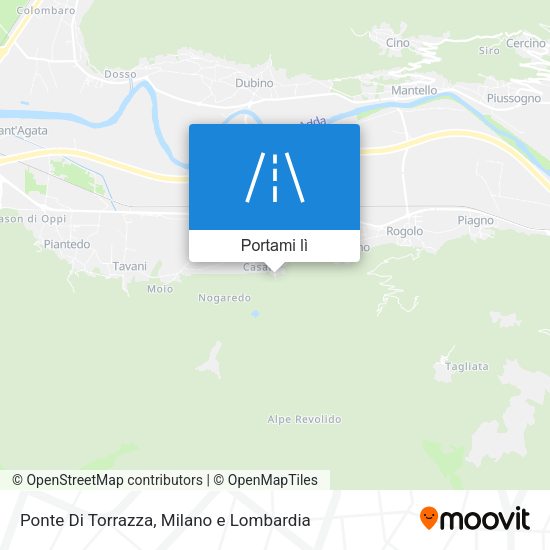 Mappa Ponte Di Torrazza