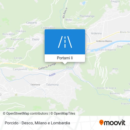 Mappa Porcido - Desco