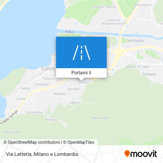 Mappa Via Latteria