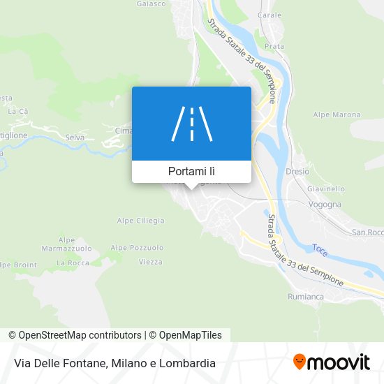 Mappa Via Delle Fontane